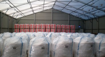 Storage of big bags
